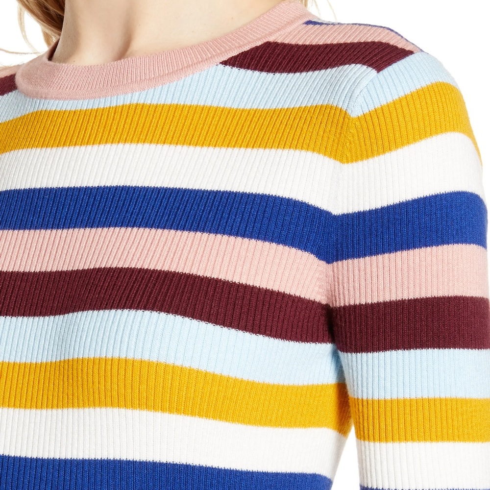 Halogen Ribbed Striped Sweater - Picture 6 of 6